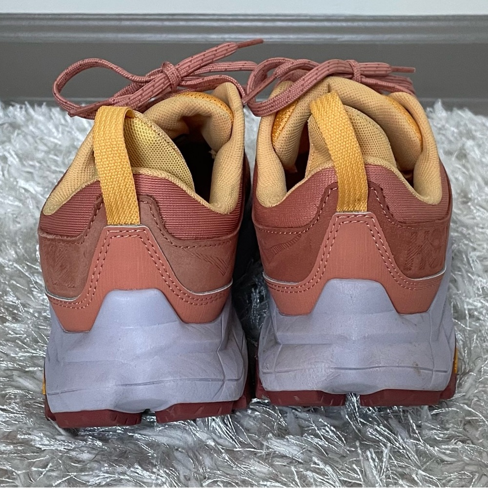 HOKA Anacapa Breeze Low Women’s Hiking Shoes in Sun Baked Amber Yellow - Picture 8 of 13